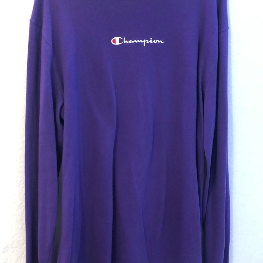Men’s purple champion long sleeve